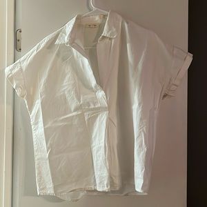 Collared vneck blouse